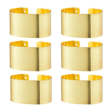Dorre Svea Servettringar 6-pack Mässing