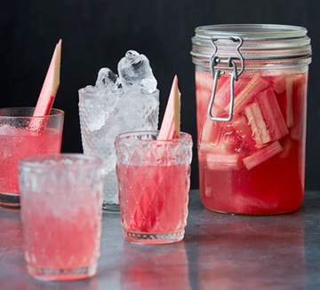 Rabarber-Gin: En Frisk och Fruktig Sommardrink