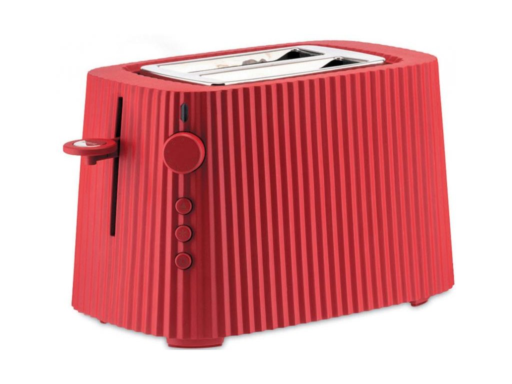 Alessi Plissé brödrost Röd 2 Skivor