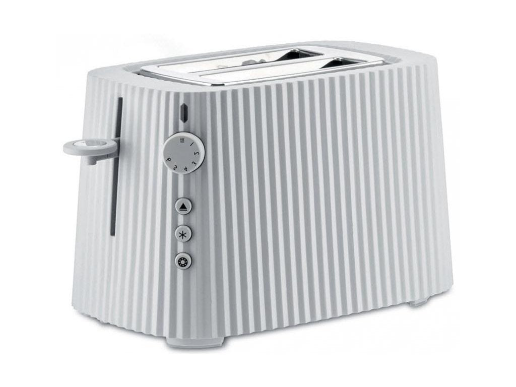 Alessi Brödrost PLISSE, 2 skivor, vit