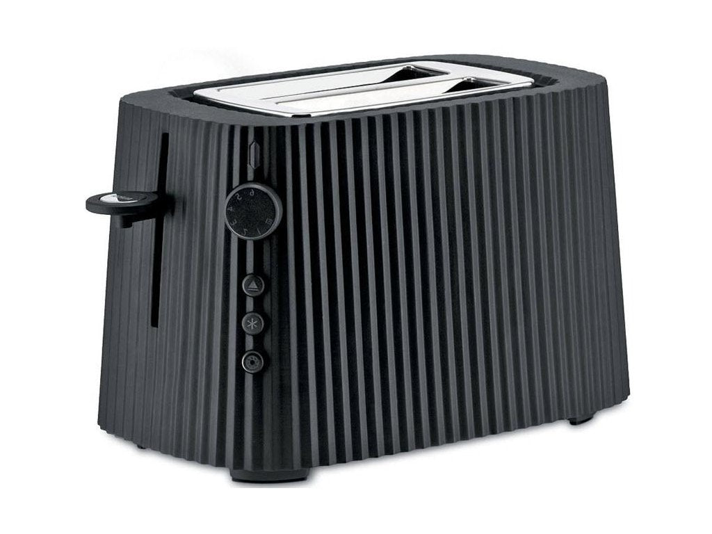 Alessi Plissé brödrost, svart 2 Skivor