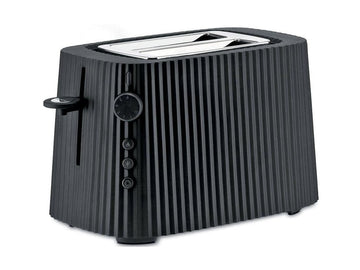 Alessi Plissé brödrost, svart 2 Skivor