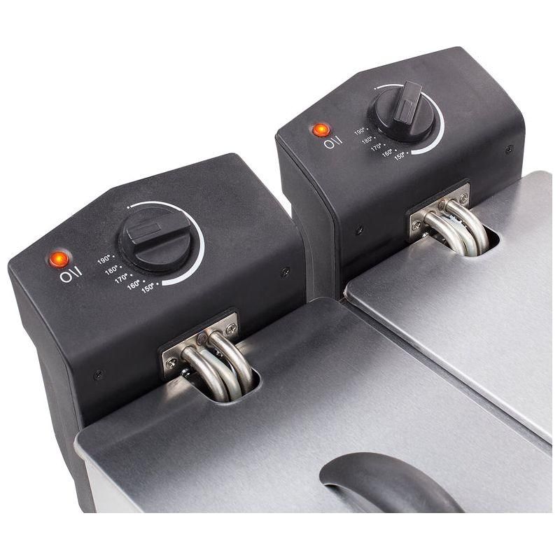 Tristar Fritös Dubbel 2x3L 2x1800W Rostfri