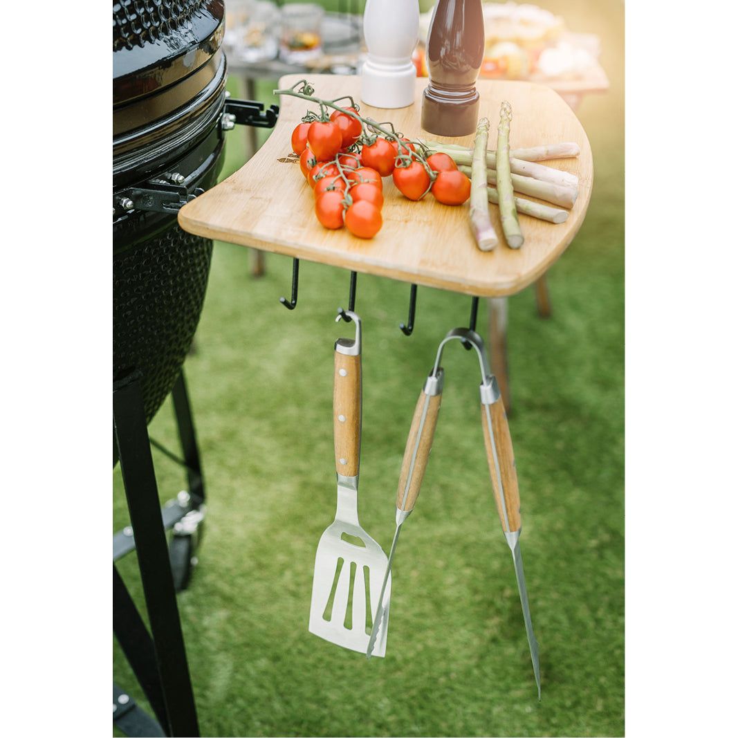 Dorre BBQ Grillspett 4 st rostfritt stål avkskjutare 45 cm
